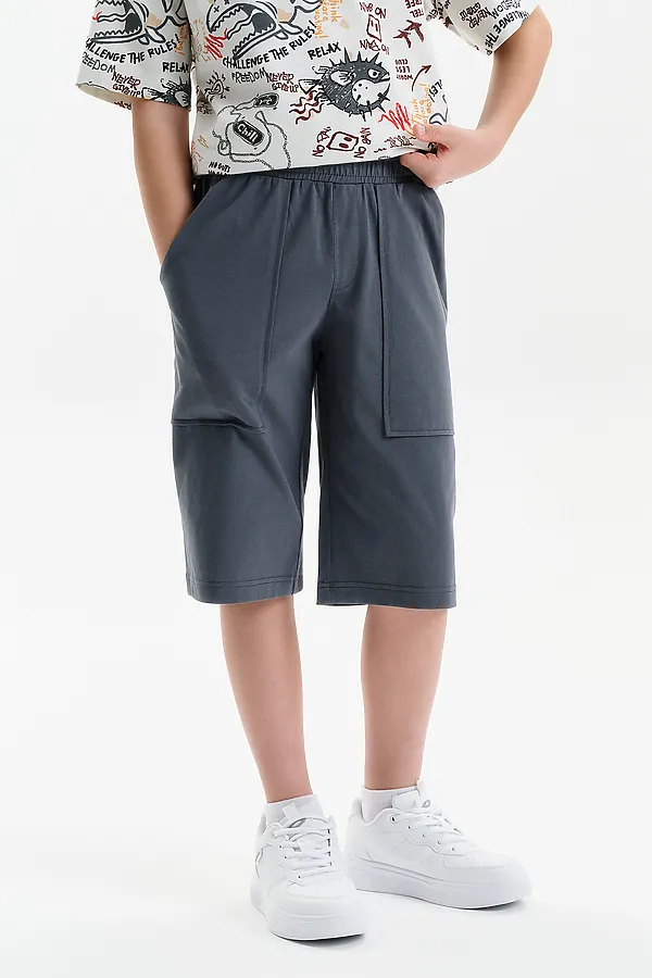 Шорты для мальчика PELICAN, серый - фото 1