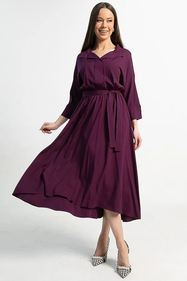 Платье Лорита LADY TAIGA, марсала - фото 1