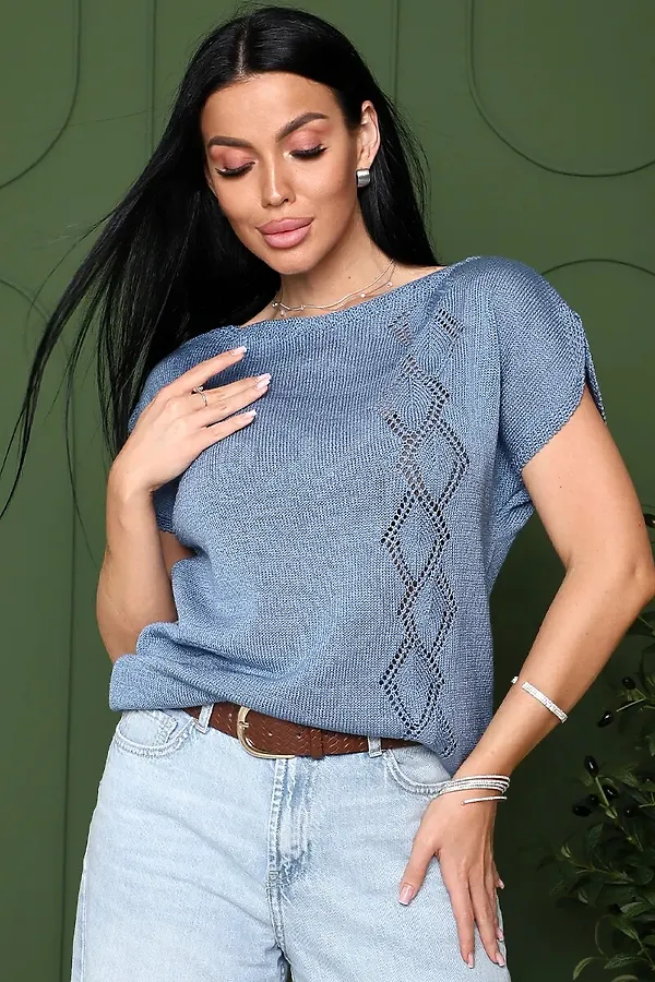 Джемпер СБР НАТАЛИ, джинс - фото 1