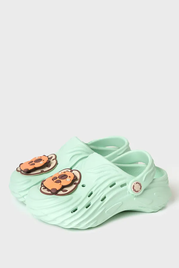 Сабо для девочек PLAYTODAY, светло-зеленый - фото 1