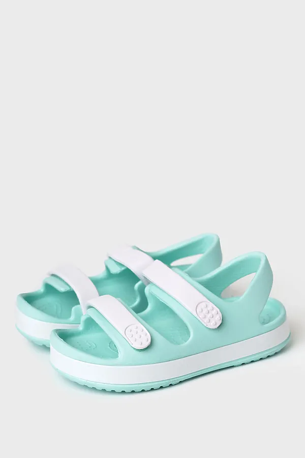 Пантолеты для девочек PLAYTODAY, светло-зеленый,молочный - фото 1