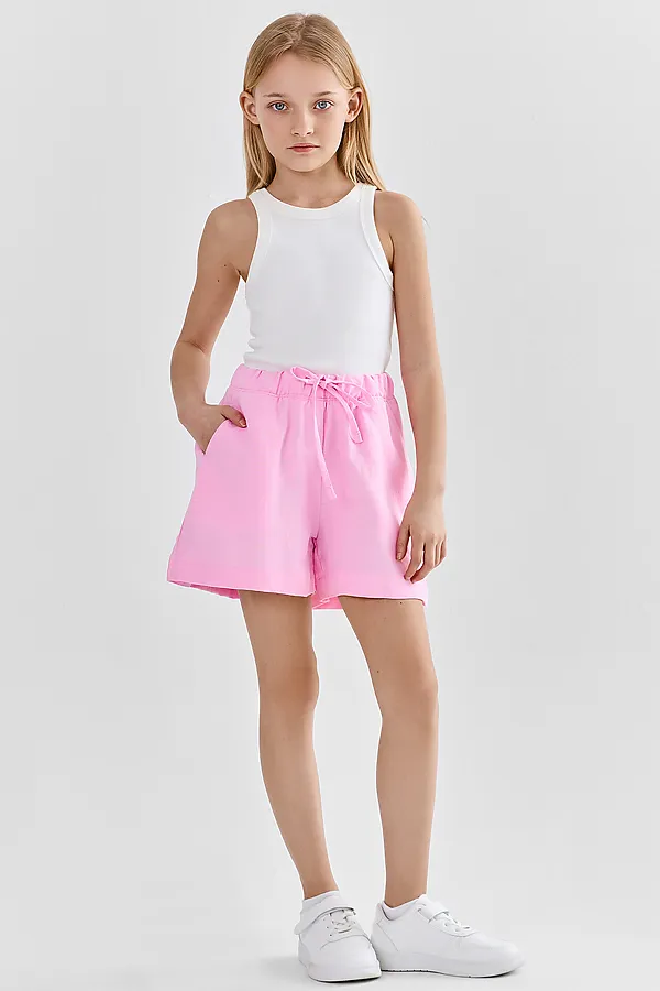Шорты для девочек MARK FORMELLE, розовый - фото 1