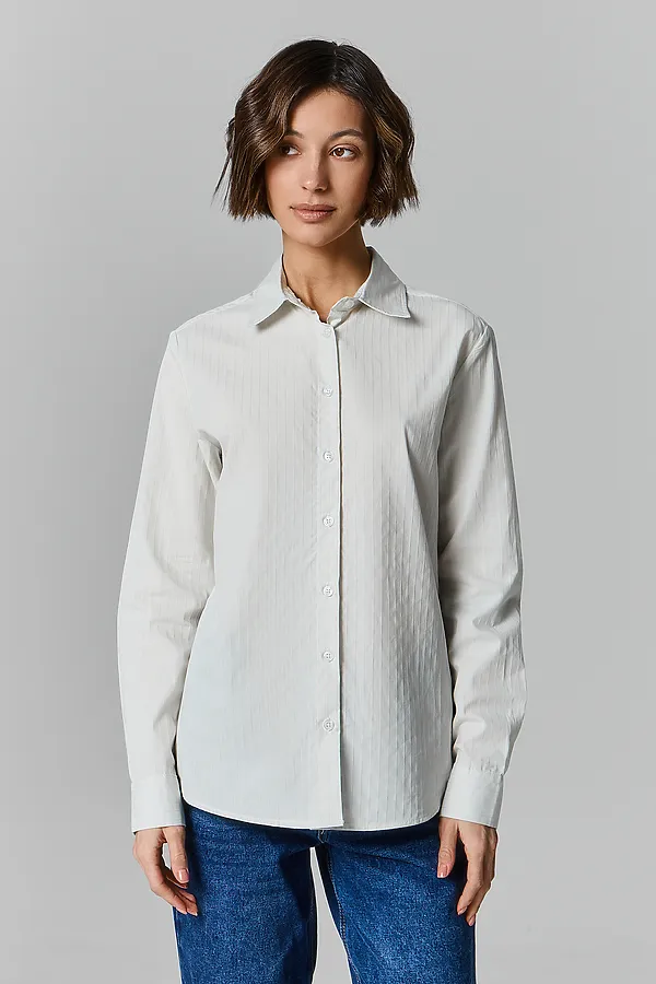 Рубашка женская MARK FORMELLE, полоска на морозной мяте - фото 1