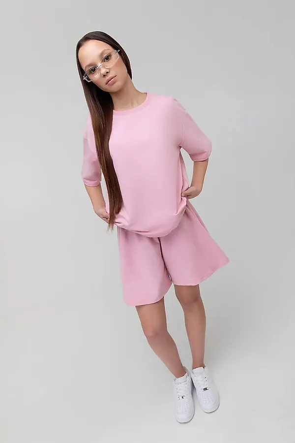 Костюм (Футболка+Шорты) BODO, розовый - фото 1