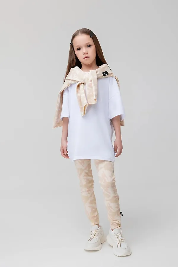 Леггинсы BODO-S, бежевый камуфляж - фото 1