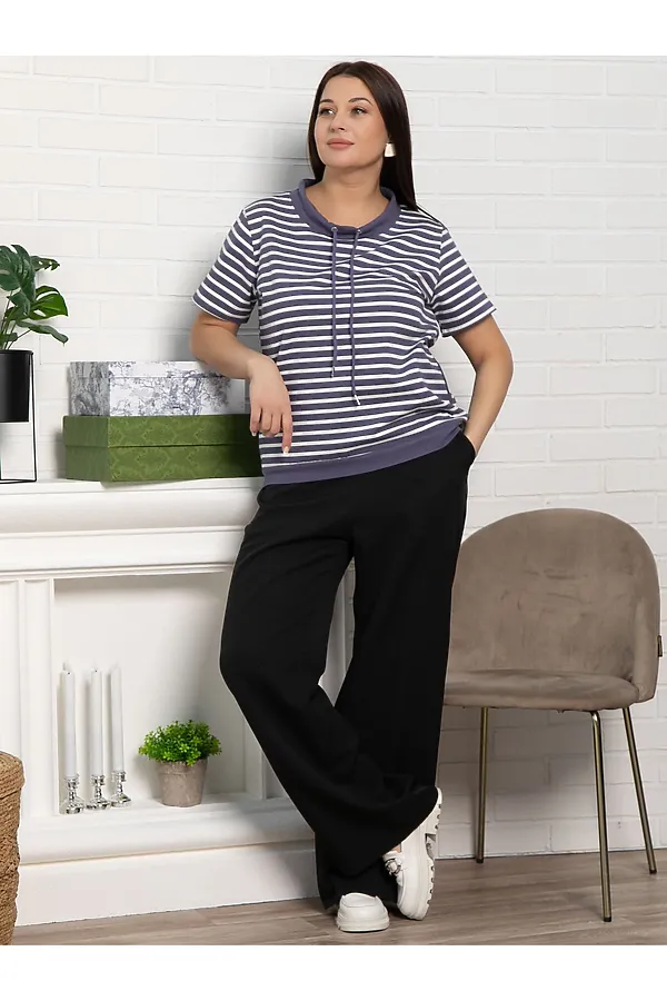 Блуза Лила LADY TAIGA, фиолетовая - фото 1