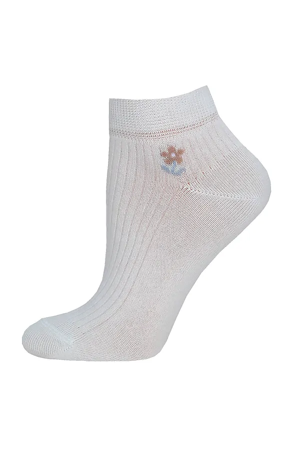 Брестские Носки женские 1101 CLASSIC (укороченные) БРЕСТСКИЕ, молочный - фото 1