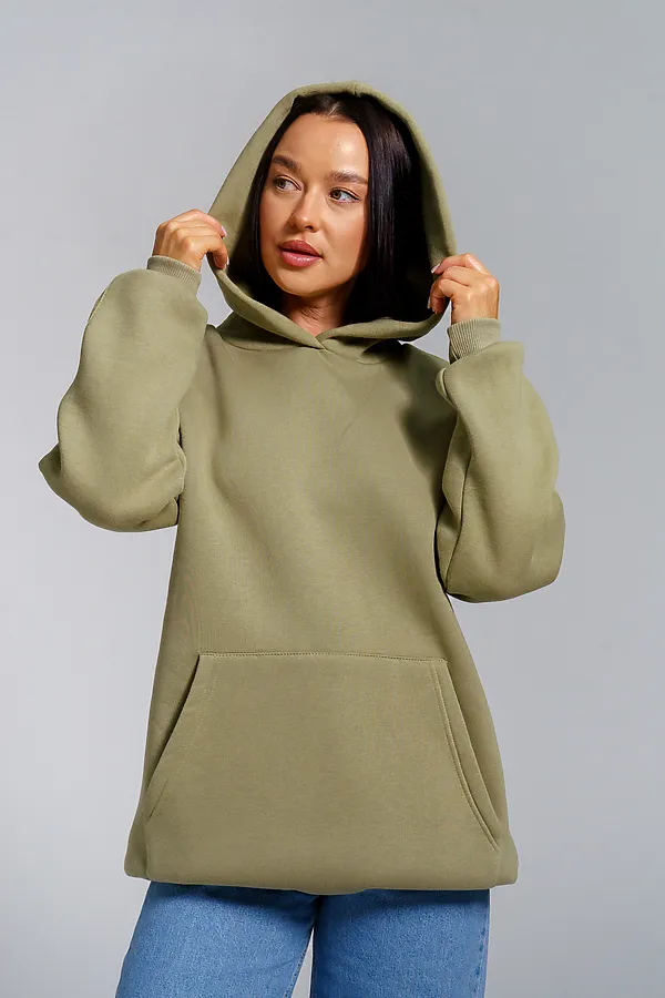 Толстовка Перфект НАТАЛИ, олива - фото 1