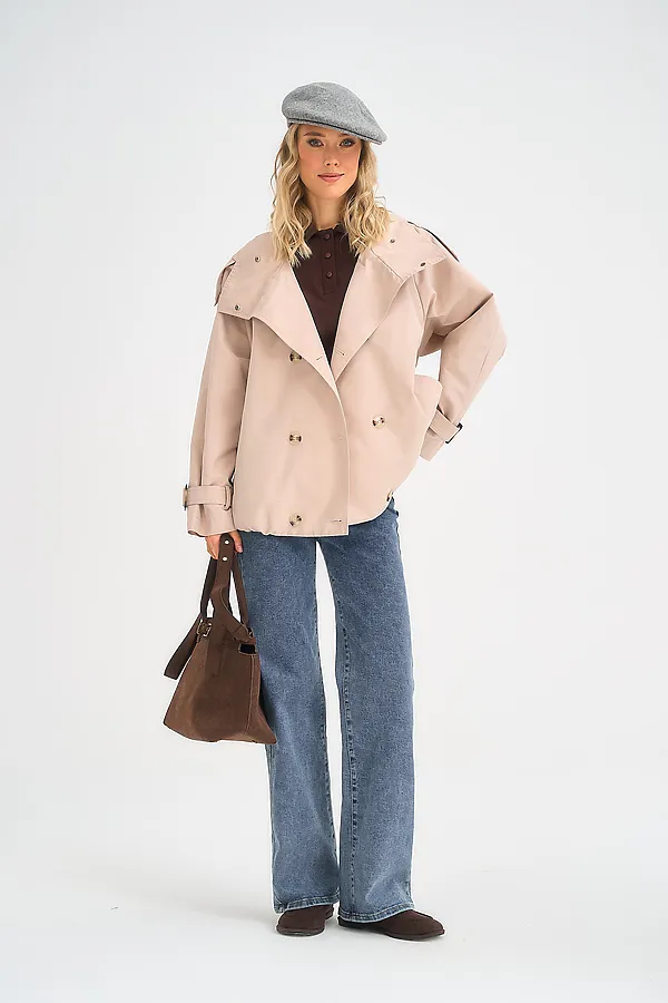 Ветровка женская HOOPS, бежевый - фото 1