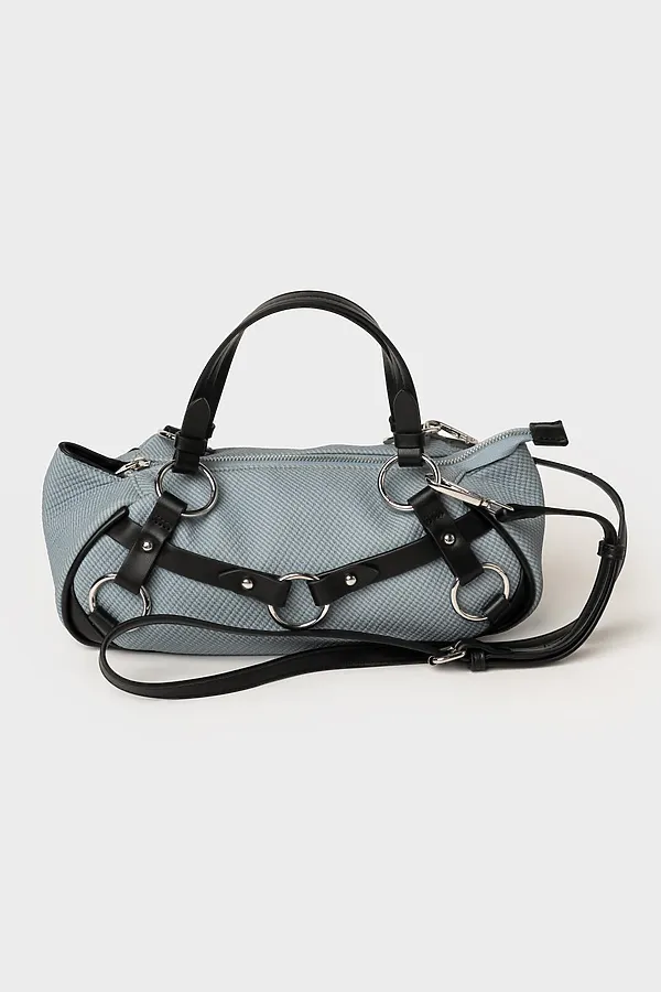 Сумка для девочек PLAYTODAY, голубой,черный - фото 1