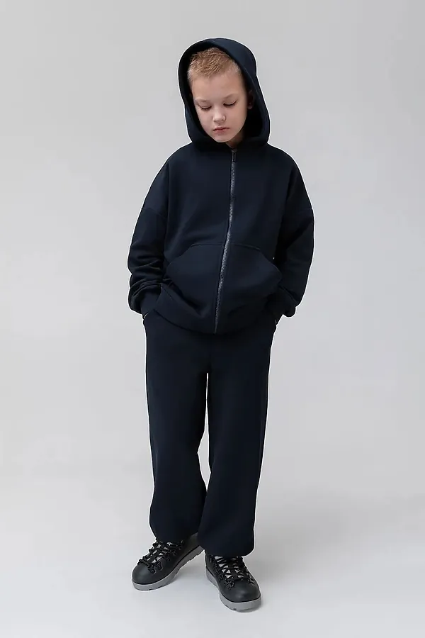 Костюм ПИКЕ с толстовкой BODO, темно-синий - фото 1