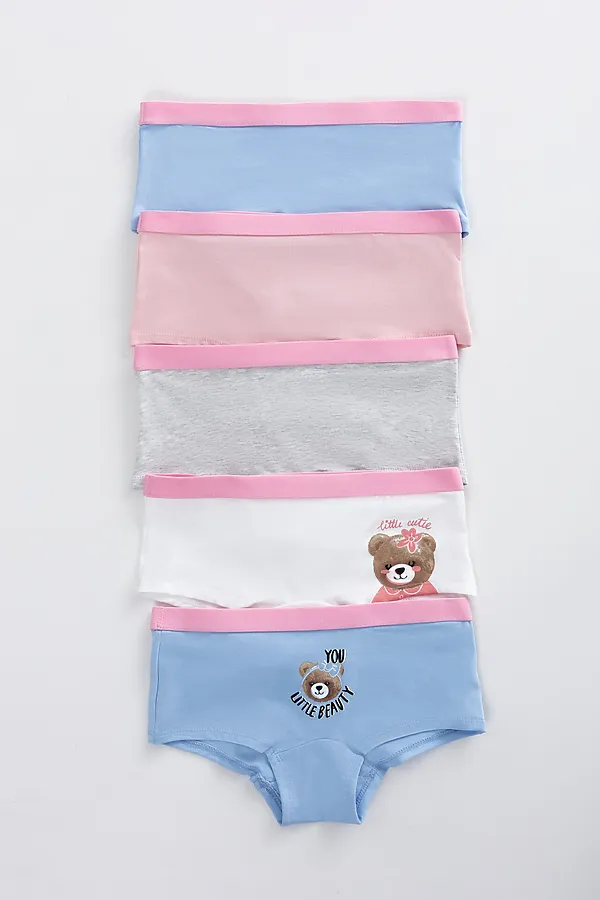 Трусы для девочек (5шт.) MARK FORMELLE, небо +печать1 - фото 1