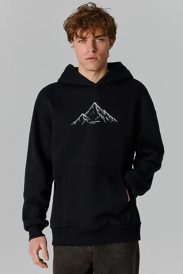 Худи мужское MARK FORMELLE, черный +печать1 - фото 1