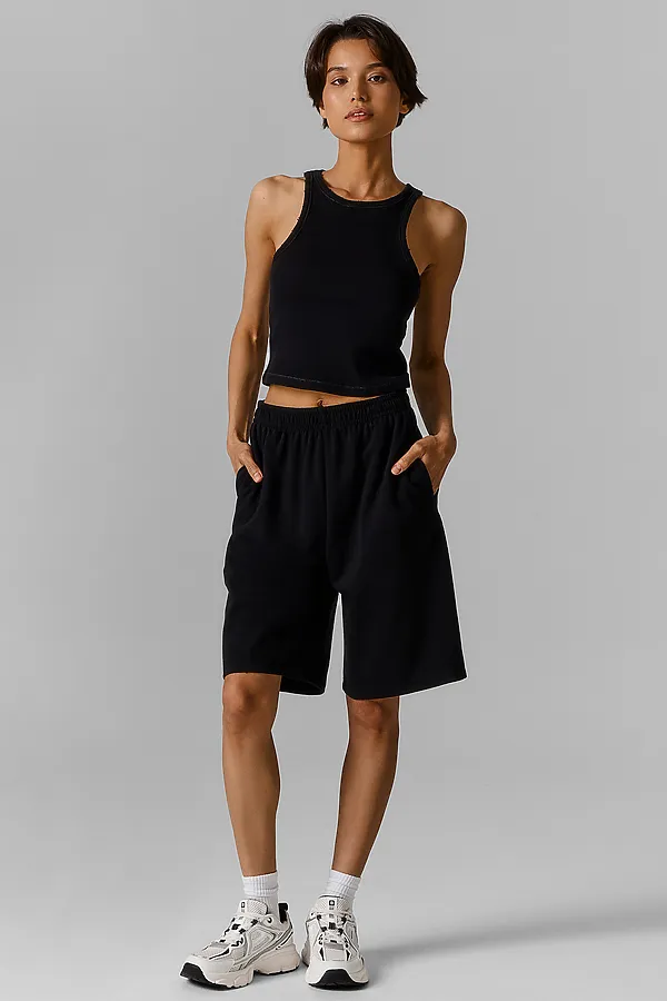 Шорты женские MARK FORMELLE, черный1 - фото 1