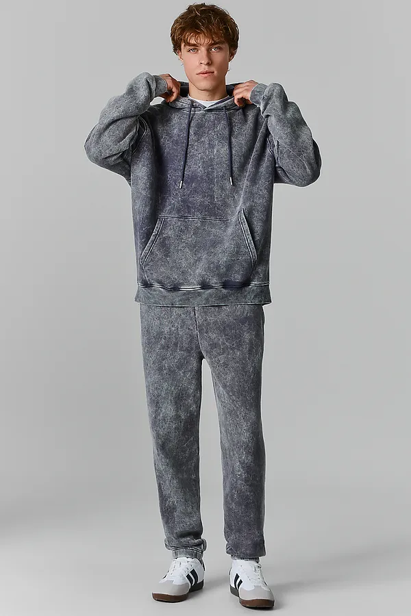 Комплект мужской (худи, джоггеры) MARK FORMELLE, acid wash графит1 - фото 1