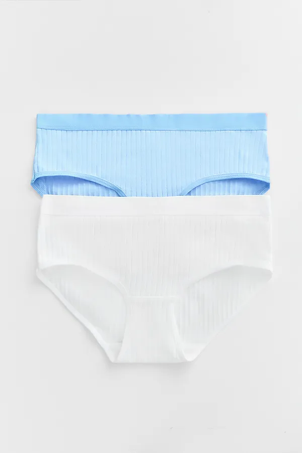 Трусы для девочек (2шт.) MARK FORMELLE, небо +белый - фото 1