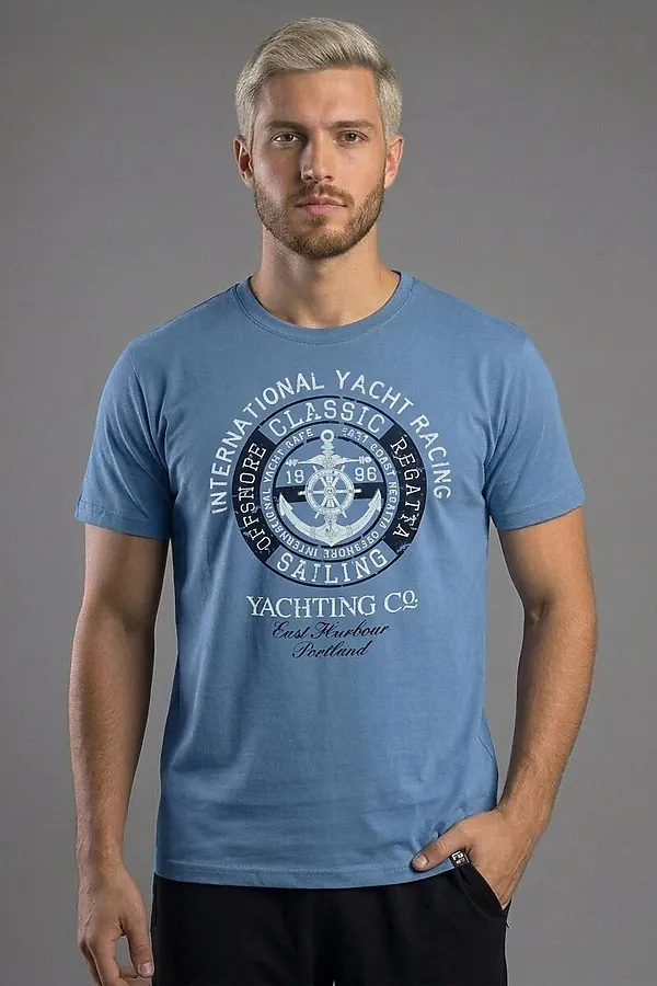 Футболка F5, индиго - фото 1