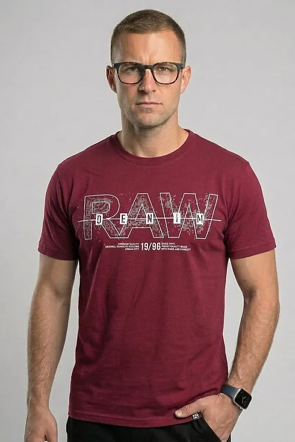 Футболка F5, темно-бордовый - фото 1