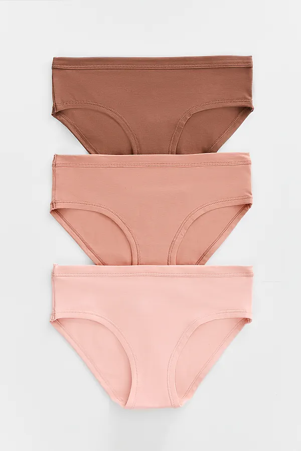 Трусы для девочек (3шт.) MARK FORMELLE, серебристо - розовый - фото 1