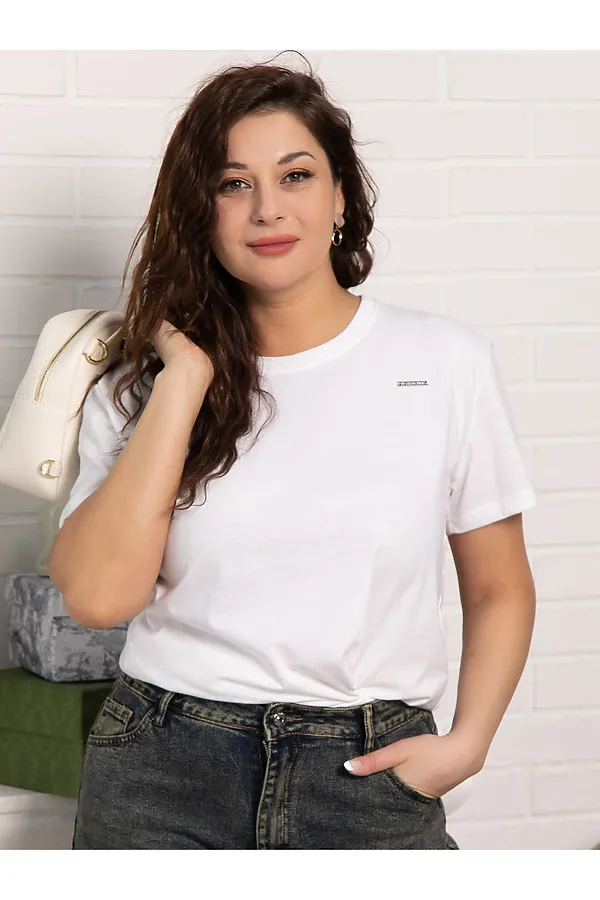 Футболка Блум LADY TAIGA, белая - фото 1
