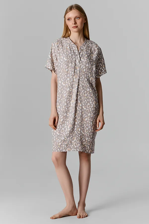 Туника  женская MARK FORMELLE, леопард на сером - фото 1