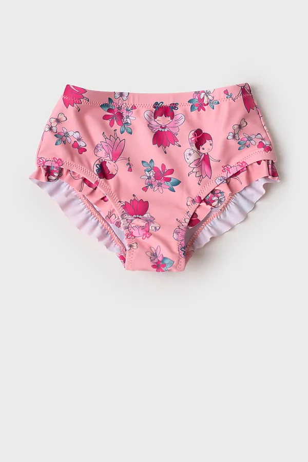 Плавки трикотажные для девочек PLAYTODAY, разноцветный - фото 1