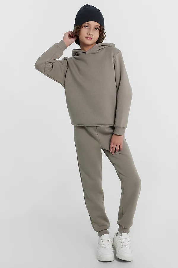 Комплект для мальчиков (худи, брюки) MARK FORMELLE, серо -бежевый - фото 1