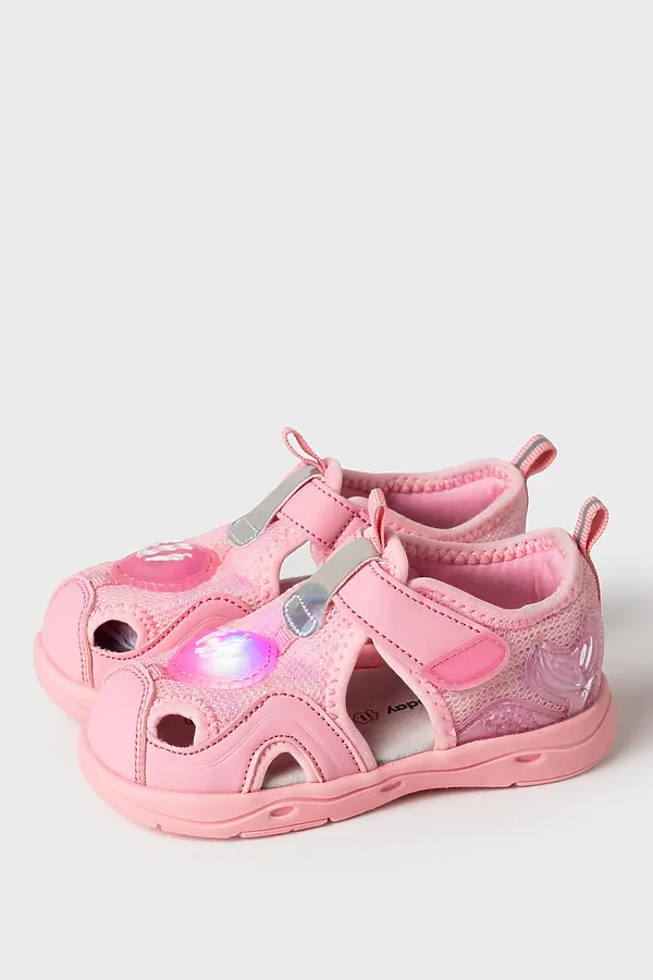 Туфли открытые для девочек PLAYTODAY, розовый - фото 1