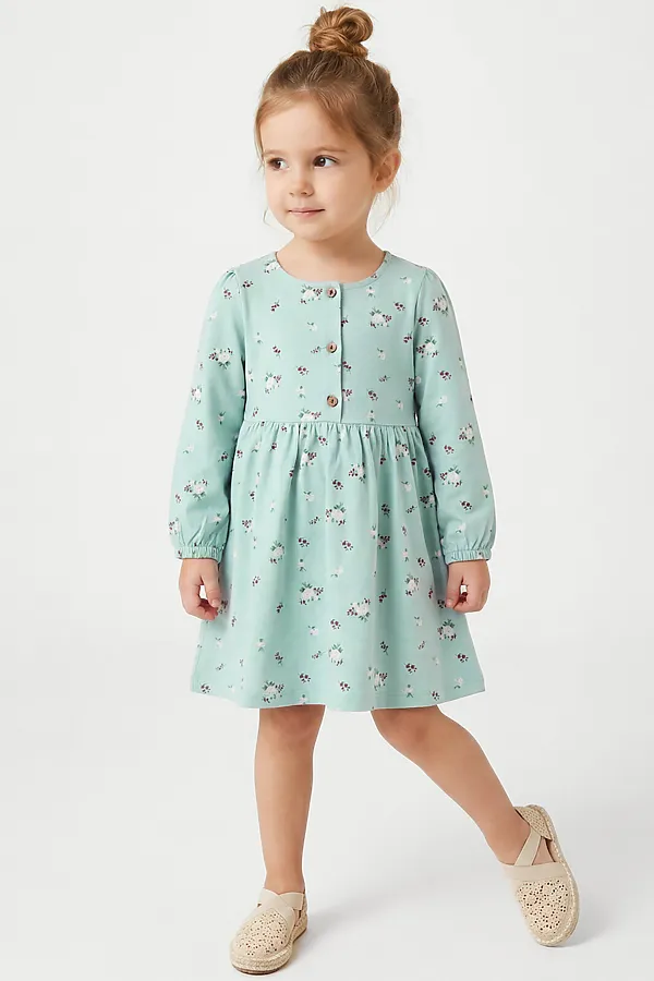 Платье кулирка YOULALA, ментол - фото 1