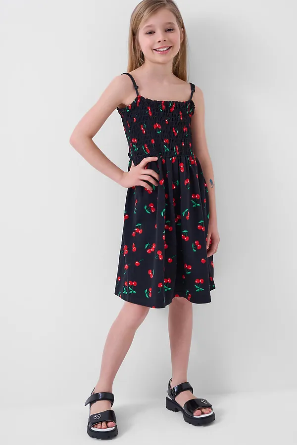 Сарафан трикотажный для девочек PLAYTODAY, разноцветный - фото 1