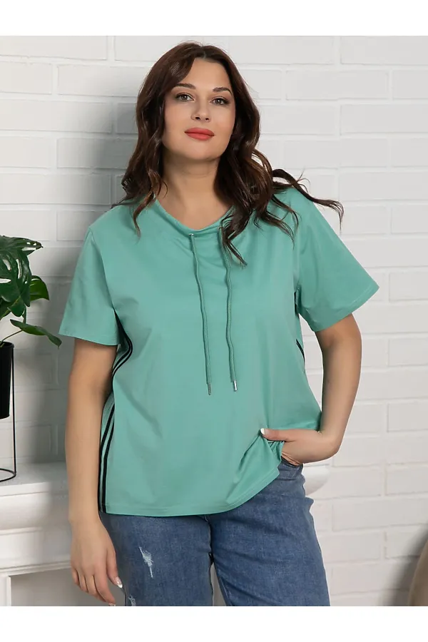 Блуза Мартина LADY TAIGA, олива - фото 1