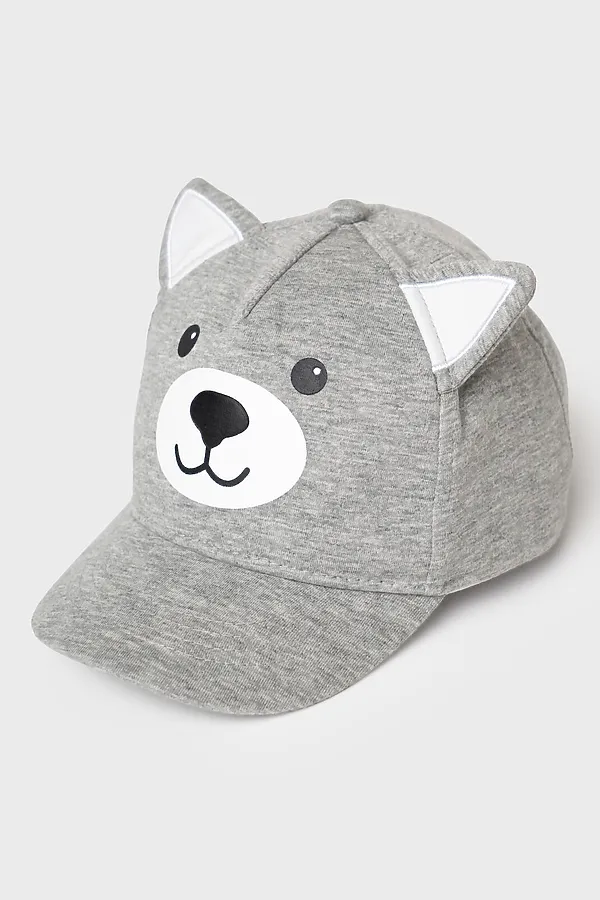 Кепка трикотажная для мальчиков PLAYTODAY, серый - фото 1