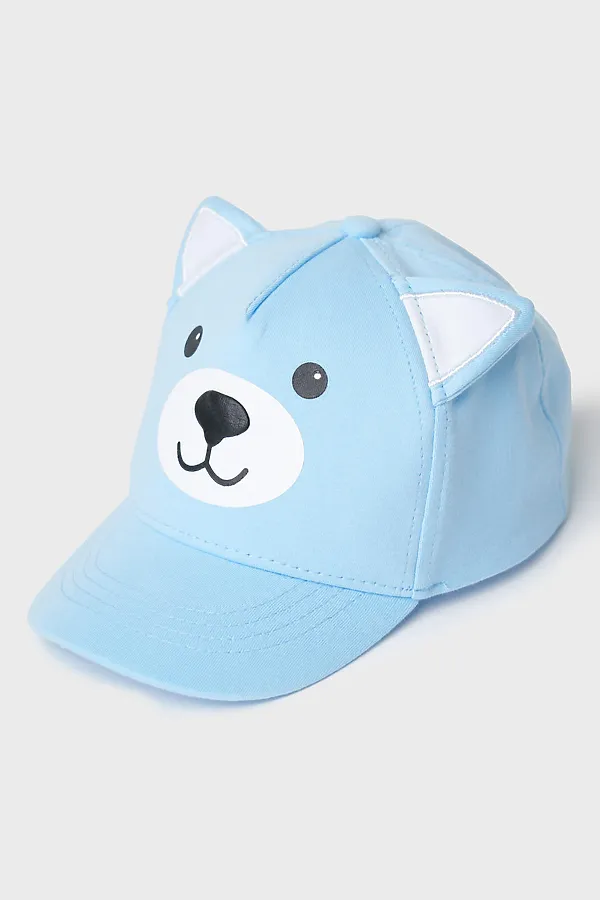 Кепка трикотажная для мальчиков PLAYTODAY, голубой - фото 1