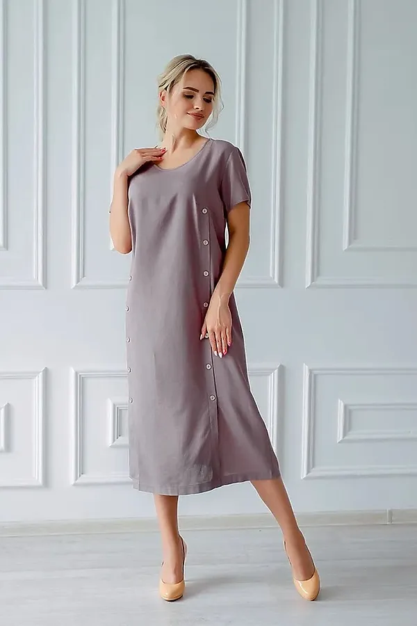 Платье Инга НАТАЛИ, бежевый - фото 1