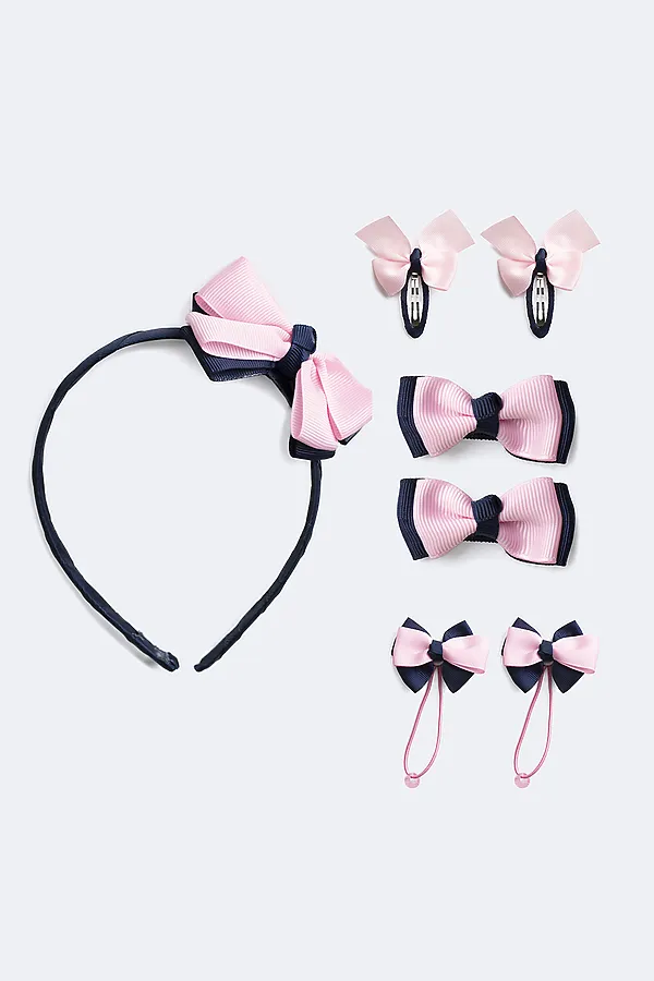 Комплект аксессуаров для волос PLAYTODAY, светло-розовый - фото 1