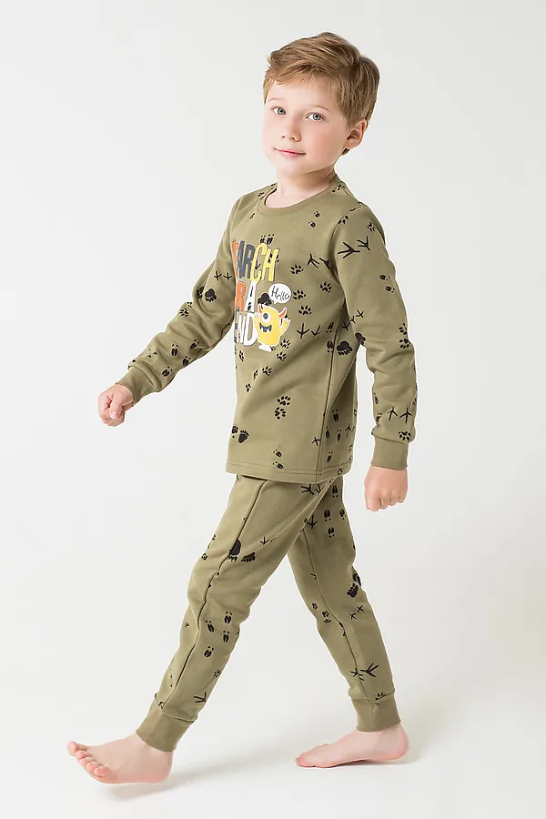Пижама CROCKID SALE, хаки - фото 1