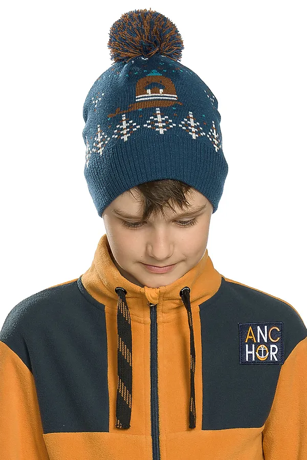 Шапка PELICAN, синий - фото 1