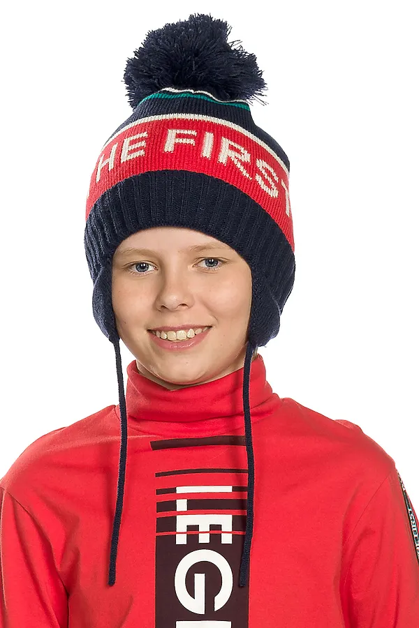 Шапка PELICAN, синий - фото 1