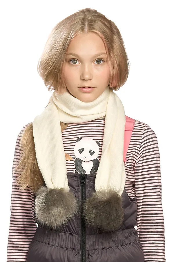 Шарф PELICAN, молочный - фото 1