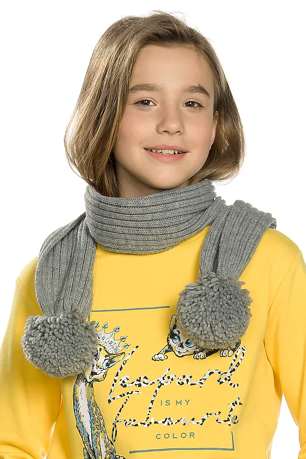 Шарф PELICAN, серый - фото 1