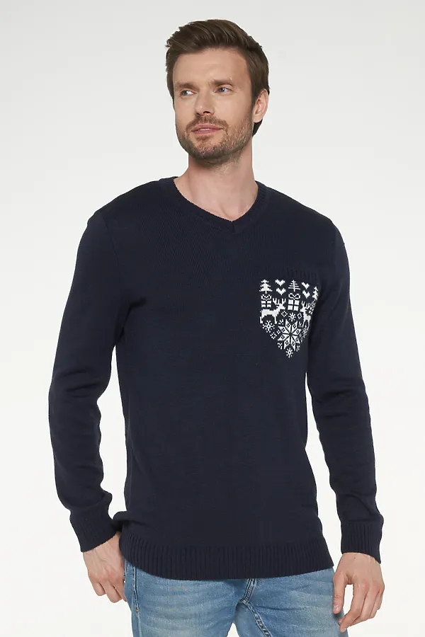 Джемпер VAY, т.синий - фото 1