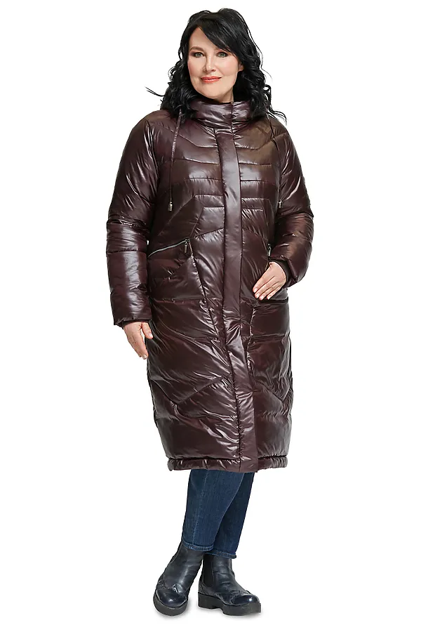 Пальто DIMMA, баклажановый - фото 1