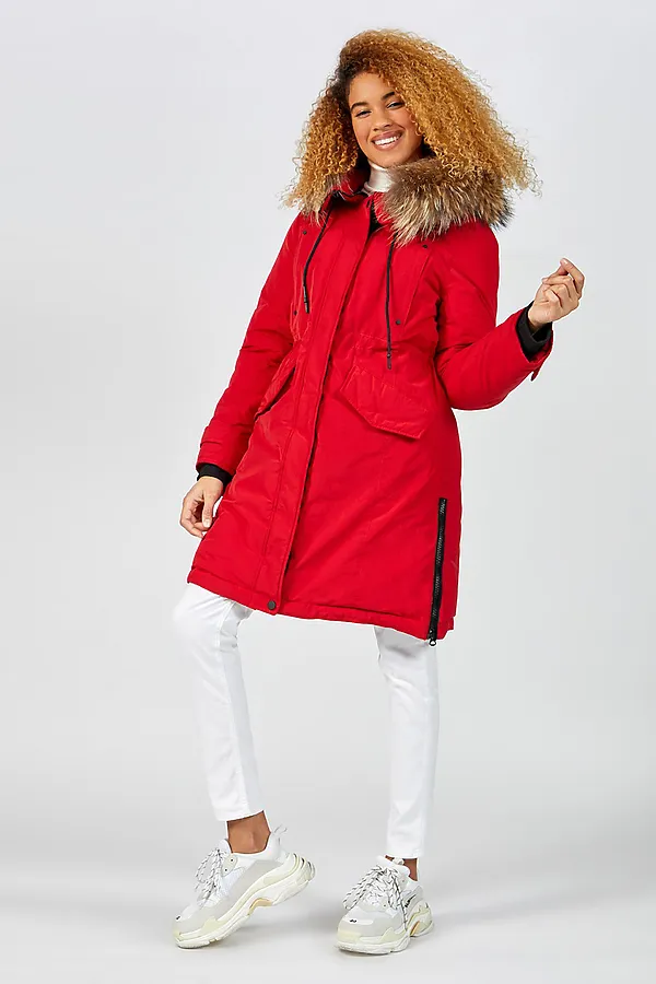 Пуховик TOM FARR, красный - фото 1