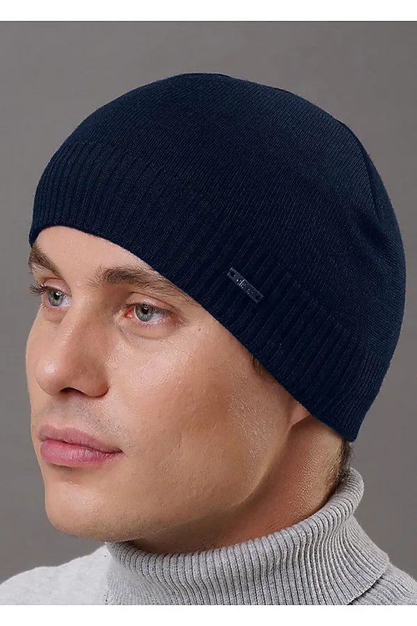 Шапка CLEVER, меланж синий - фото 1