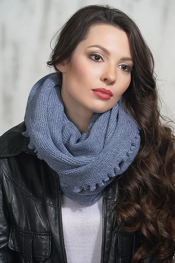 Шарф VAY, св.джинс - фото 1