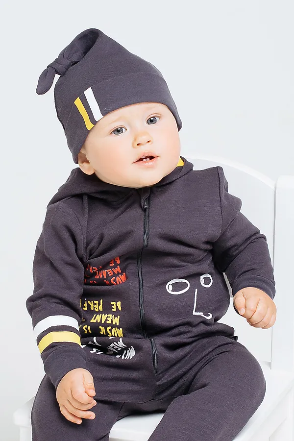 Шапочка CROCKID, т.серый - фото 1