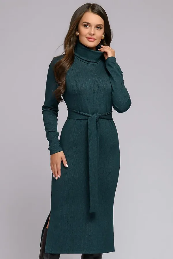 Платье 1001 DRESS, изумрудный - фото 1
