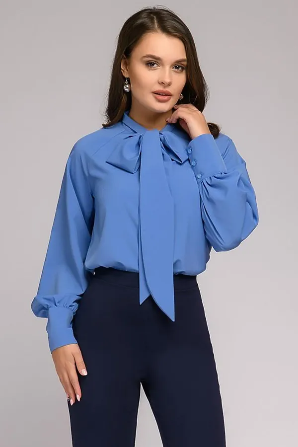 Блуза 1001 DRESS, голубой - фото 1