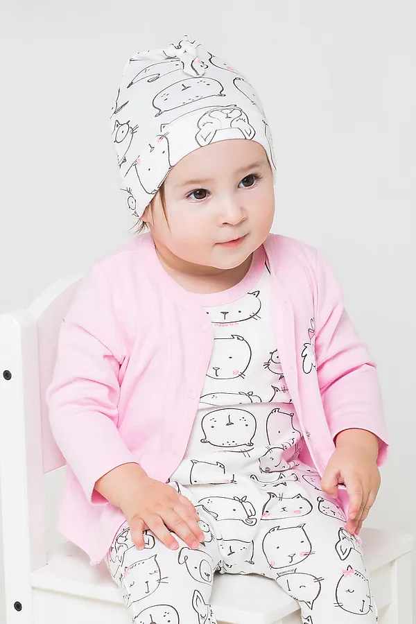 Шапочка CROCKID, белый - фото 1