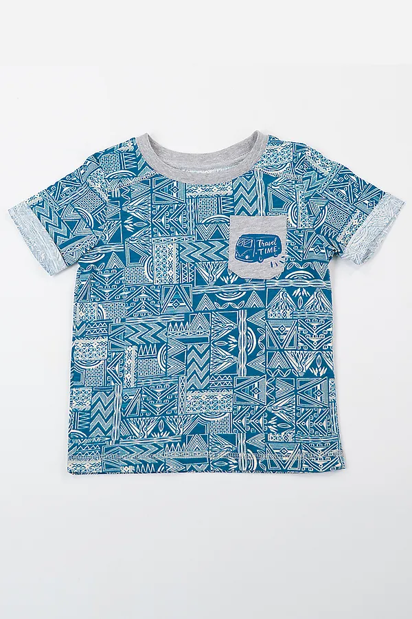 Футболка BATIK, т.голубой - фото 1